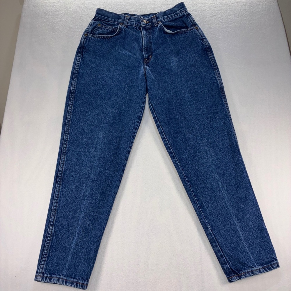 Vintage 80s Chic Jeans High Waisted Tapered Made in USA 12 Petite